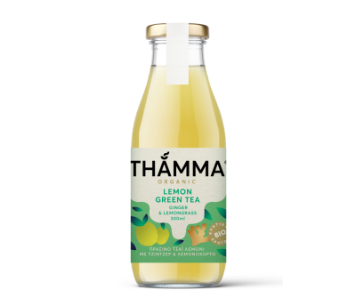 Τσαι Πρασινο Λεμονι Bio 300ml Thamma